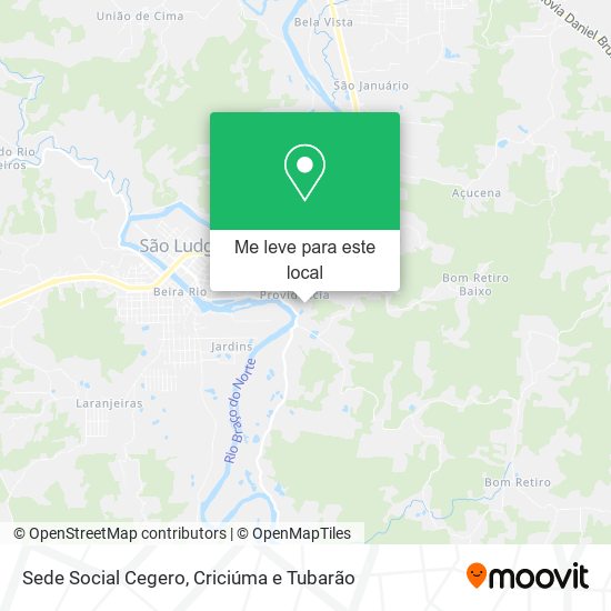 Sede Social Cegero mapa