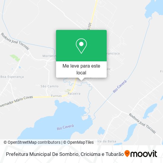 Prefeitura Municipal De Sombrio mapa