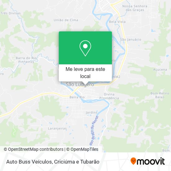 Auto Buss Veículos mapa