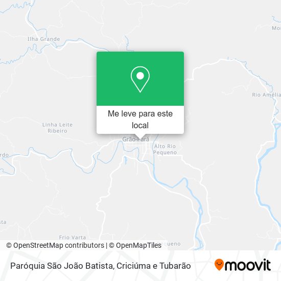 Paróquia São João Batista mapa