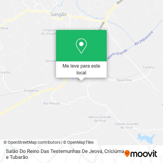 Salão Do Reino Das Testemunhas De Jeová mapa