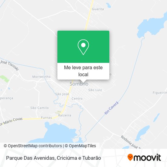 Parque Das Avenidas mapa