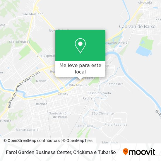 Farol Garden Business Center mapa