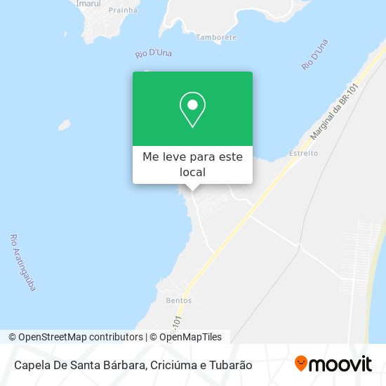 Capela De Santa Bárbara mapa