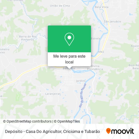 Depósito - Casa Do Agricultor mapa