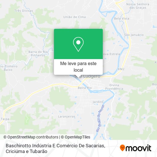 Baschirotto Indústria E Comércio De Sacarias mapa