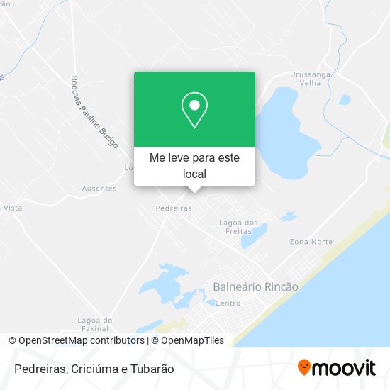 Pedreiras mapa