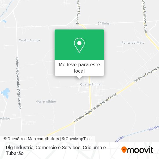 Dlg Industria, Comercio e Servicos mapa