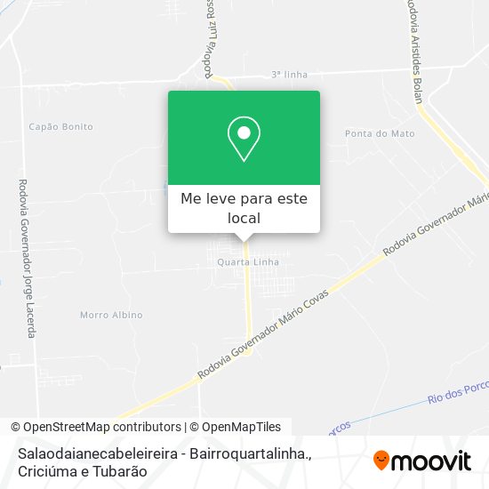 Salaodaianecabeleireira - Bairroquartalinha. mapa