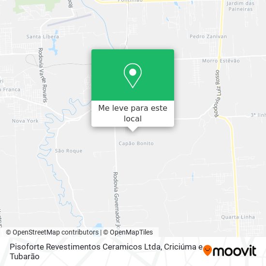 Pisoforte Revestimentos Ceramicos Ltda mapa