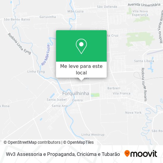 Wv3 Assessoria e Propaganda mapa