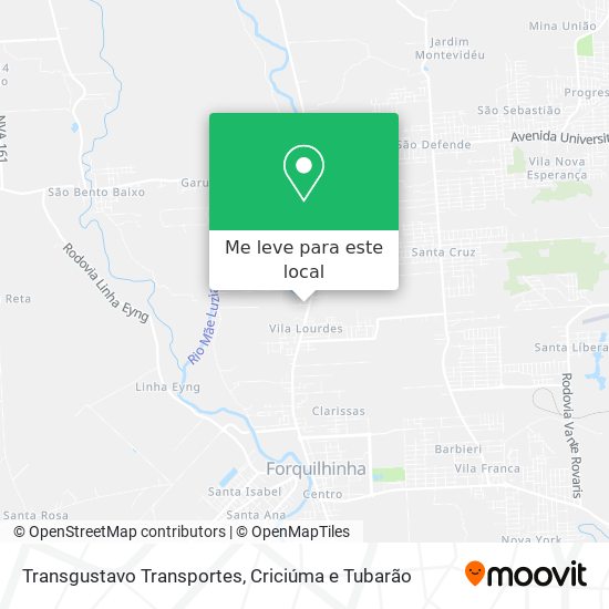 Transgustavo Transportes mapa