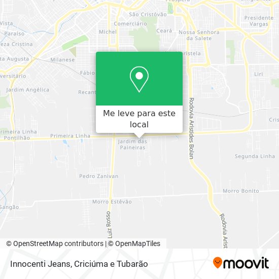 Innocenti Jeans mapa