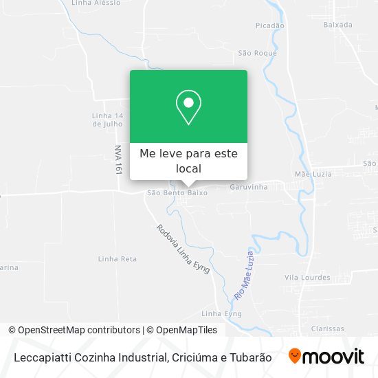 Leccapiatti Cozinha Industrial mapa