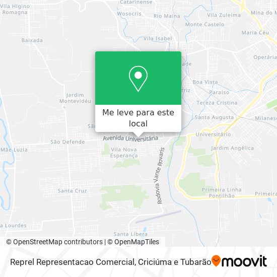 Reprel Representacao Comercial mapa