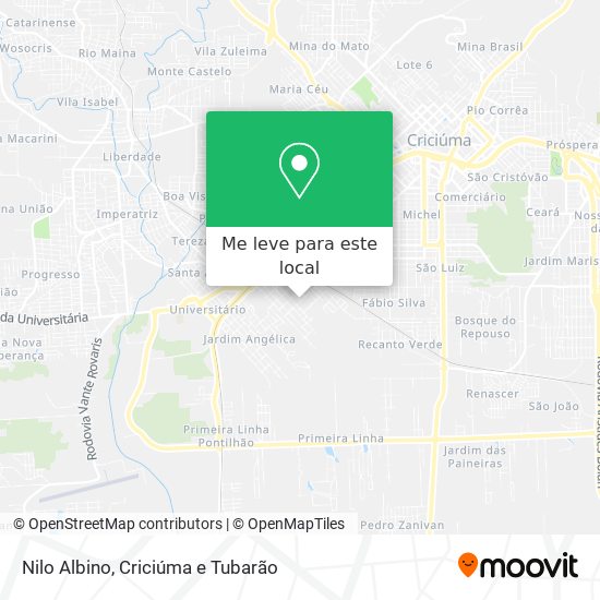 Nilo Albino mapa