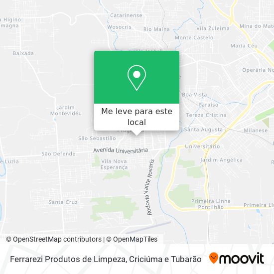 Ferrarezi Produtos de Limpeza mapa
