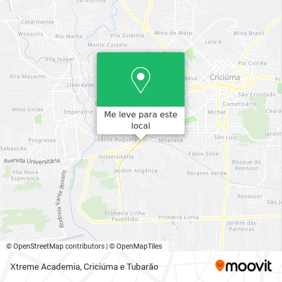 Xtreme Academia mapa