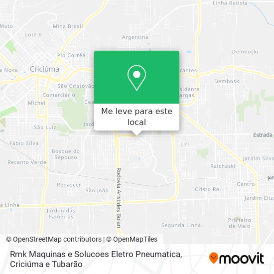Rmk Maquinas e Solucoes Eletro Pneumatica mapa
