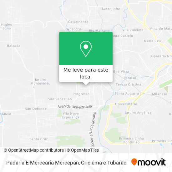 Padaria E Mercearia Mercepan mapa