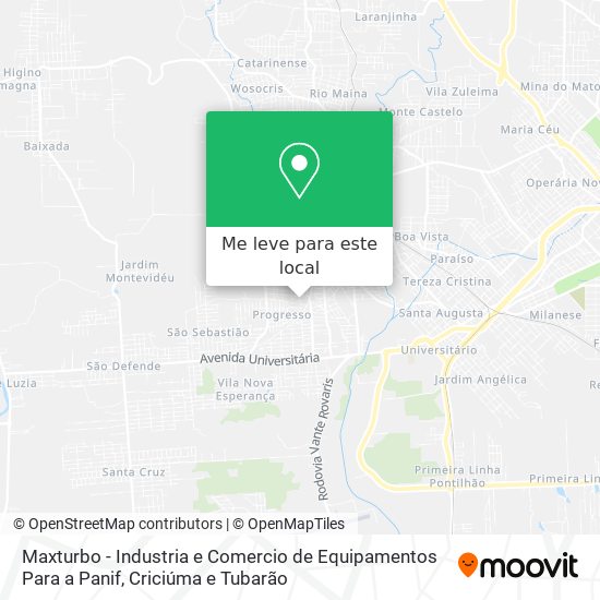 Maxturbo - Industria e Comercio de Equipamentos Para a Panif mapa