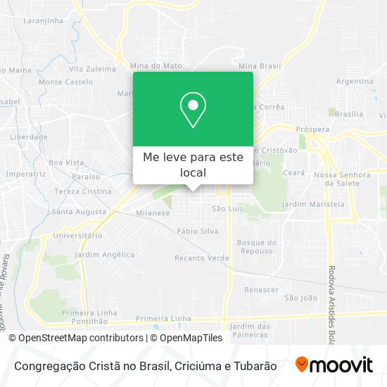 Congregação Cristã no Brasil mapa