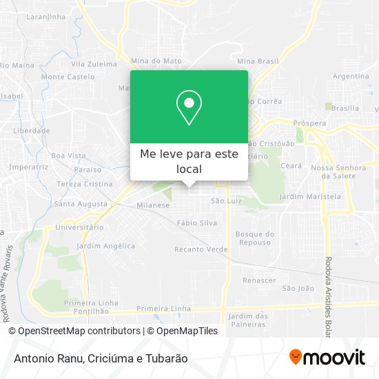 Antonio Ranu mapa