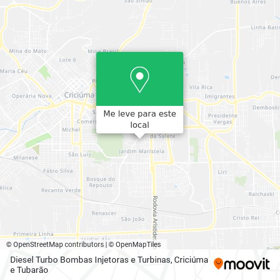 Diesel Turbo Bombas Injetoras e Turbinas mapa