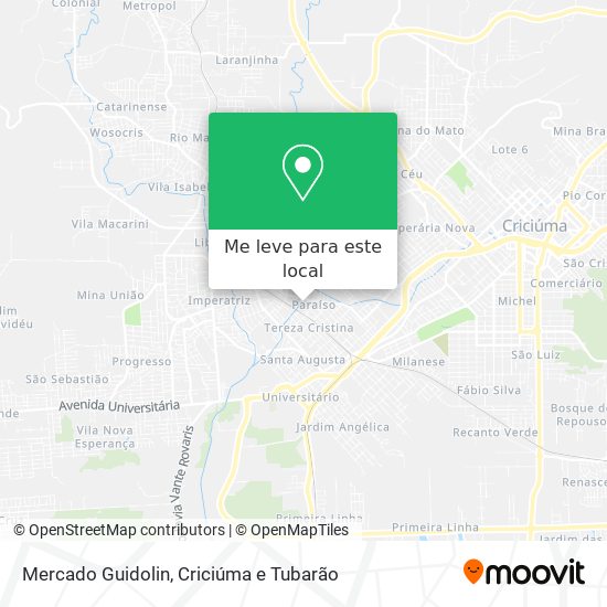 Mercado Guidolin mapa