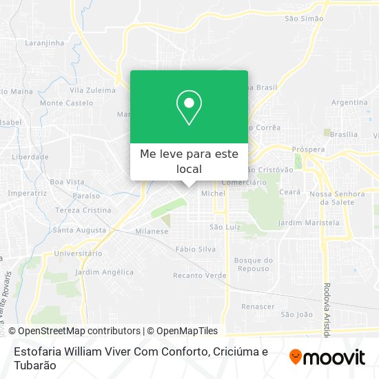 Estofaria William Viver Com Conforto mapa