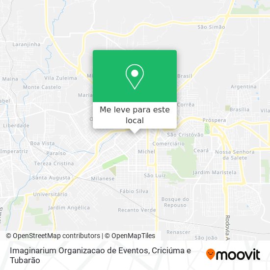 Imaginarium Organizacao de Eventos mapa