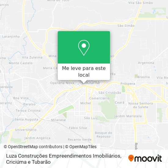 Luza Construções Empreendimentos Imobiliários mapa