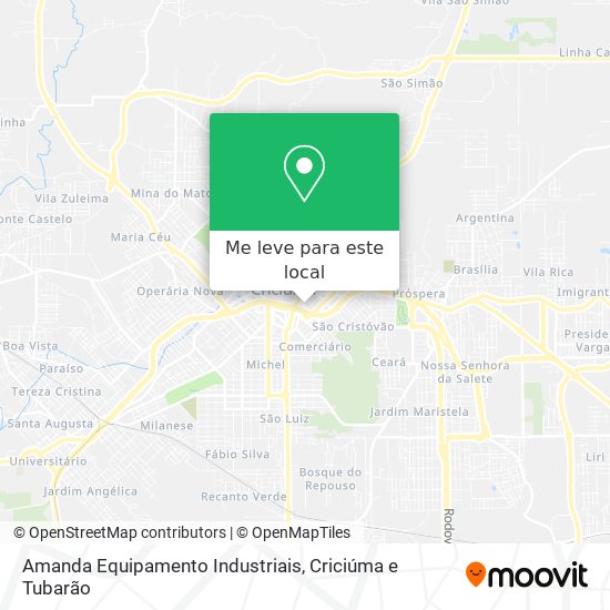 Amanda Equipamento Industriais mapa