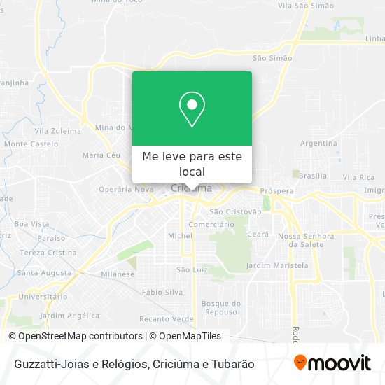 Guzzatti-Joias e Relógios mapa