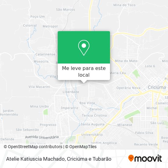 Atelie Katiuscia Machado mapa