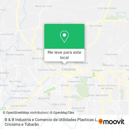 B & B Industria e Comercio de Utilidades Plasticas L mapa