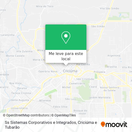 Ss Sistemas Corporativos e Integrados mapa