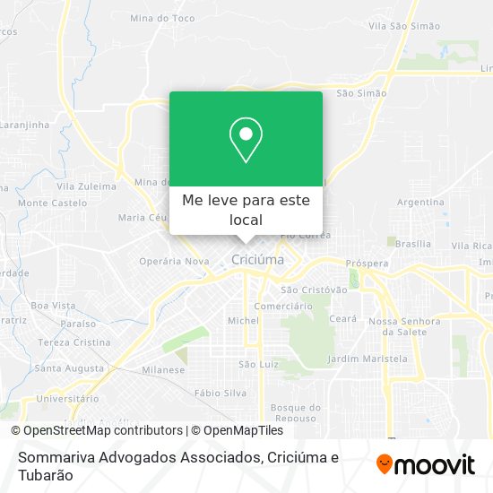 Sommariva Advogados Associados mapa
