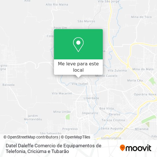 Datel Daleffe Comercio de Equipamentos de Telefonia mapa