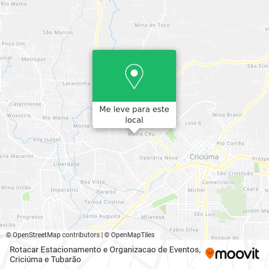 Rotacar Estacionamento e Organizacao de Eventos mapa