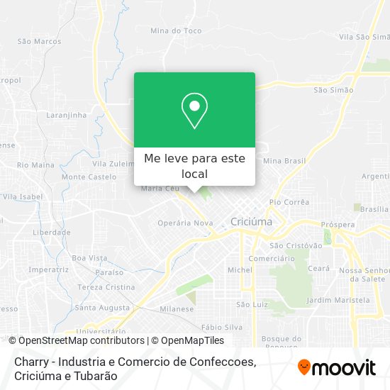 Charry - Industria e Comercio de Confeccoes mapa