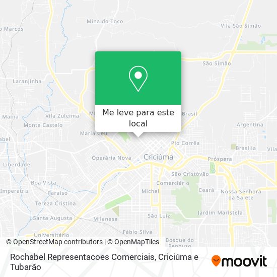 Rochabel Representacoes Comerciais mapa