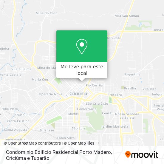 Condominio Edificio Residencial Porto Madero mapa