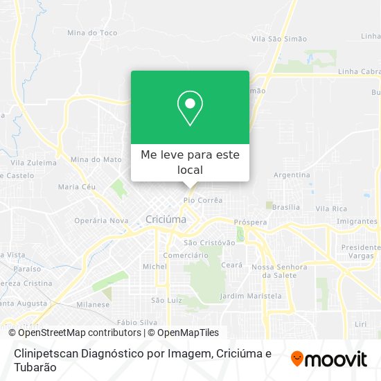 Clinipetscan Diagnóstico por Imagem mapa