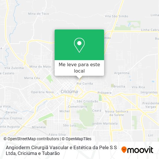 Angioderm Cirurgiã Vascular e Estética da Pele S S Ltda mapa