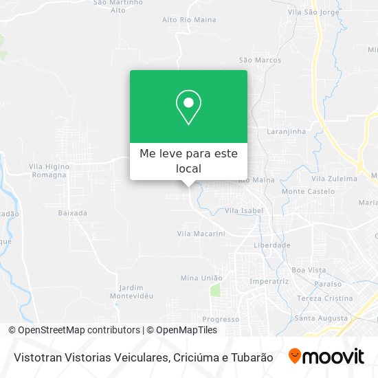 Vistotran Vistorias Veiculares mapa