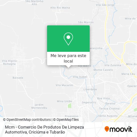 Mcm - Comercio De Produtos De Limpeza Automotiva mapa