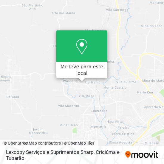 Lexcopy Serviços e Suprimentos Sharp mapa