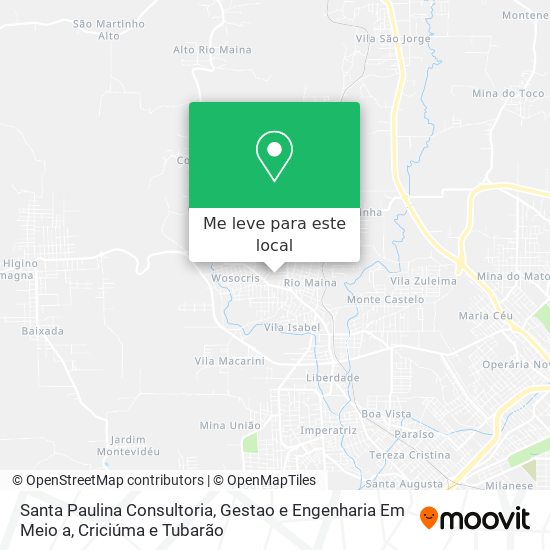 Santa Paulina Consultoria, Gestao e Engenharia Em Meio a mapa