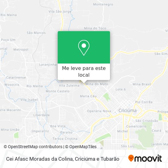 Cei Afasc Moradas da Colina mapa